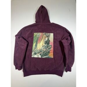 Jordan Air Flight Hoodie Mens Size L Purple Fleece Long Sleeve DC9584-610 NWT